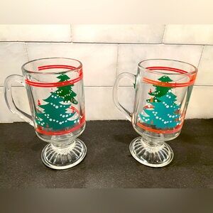 Waechtersbach Christmas Footed glasses